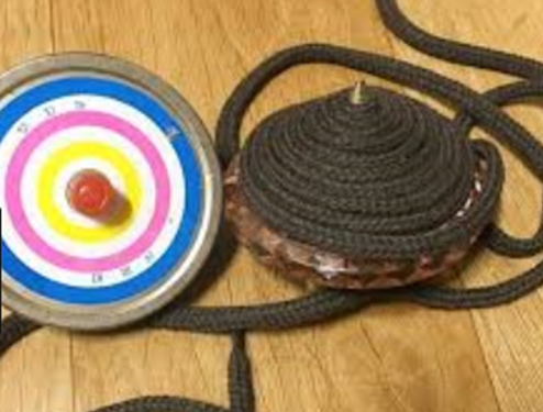 Traditional Korean spinning top used for children's games